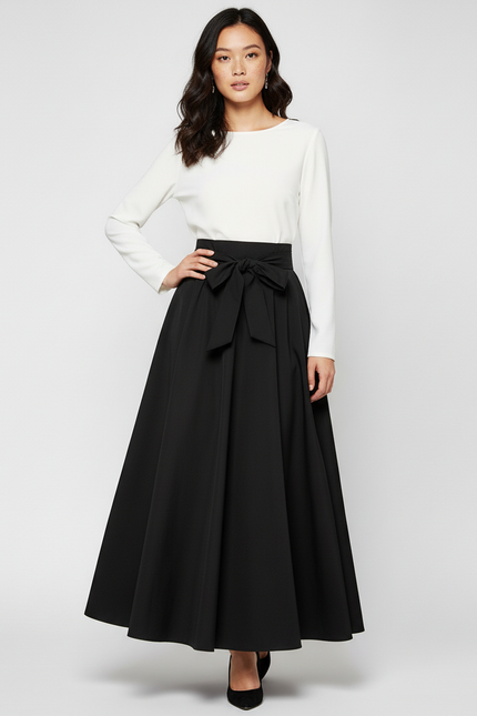 Jupe Longue Noire Portefeuille
