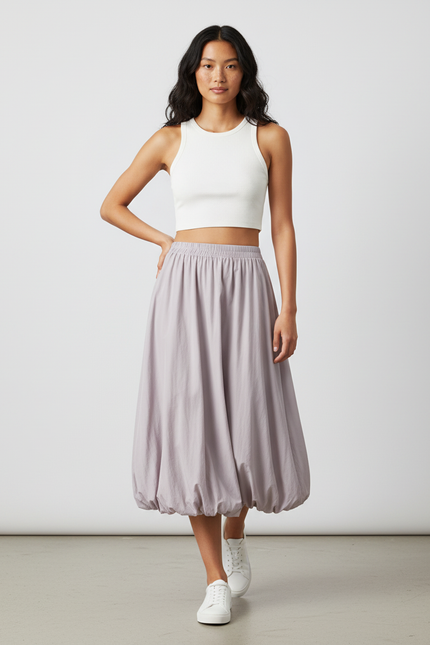 Jupe Longue Mi Mollet