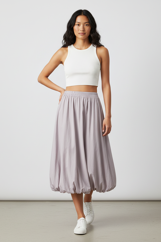 Jupe Longue Mi Mollet