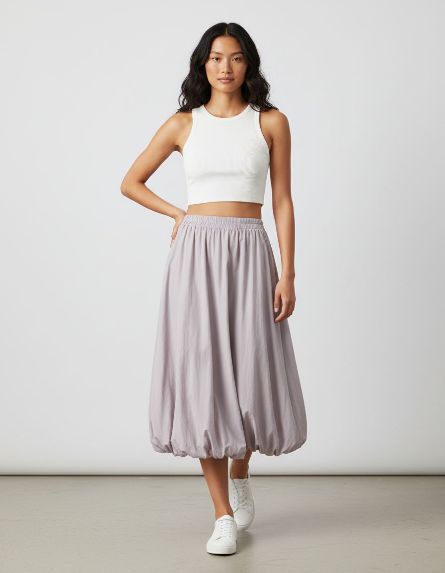 Jupe Longue Mi Mollet