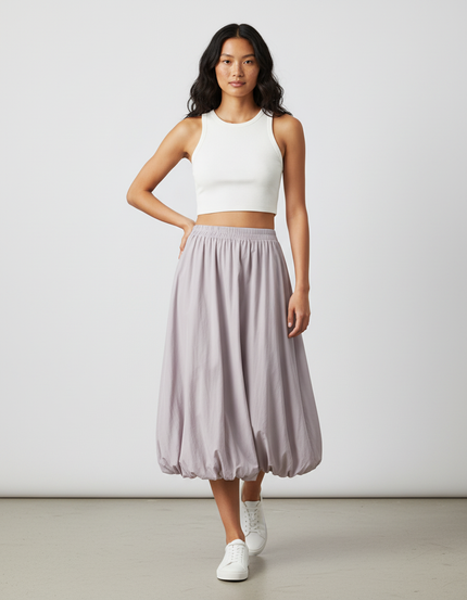 Jupe Longue Mi Mollet