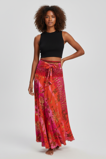 Jupe Longue Tie And Dye