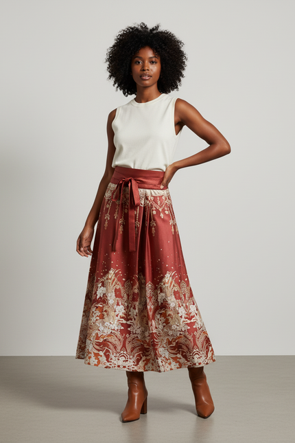 Jupe Longue Taffetas