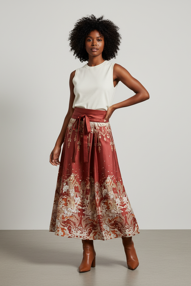 Jupe Longue Taffetas