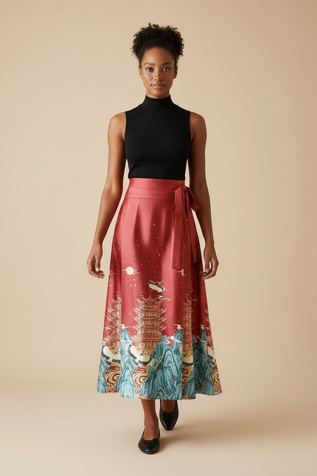 Jupe Longue Cache Coeur