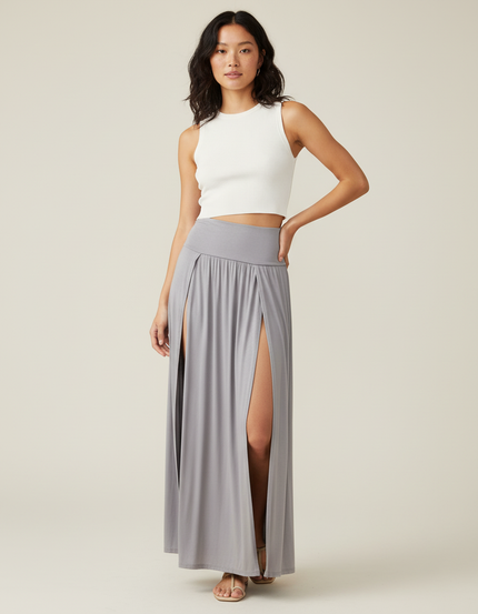 Jupe Longue Fendue Moulante