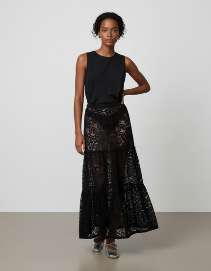 Jupe Noire Longue Boheme