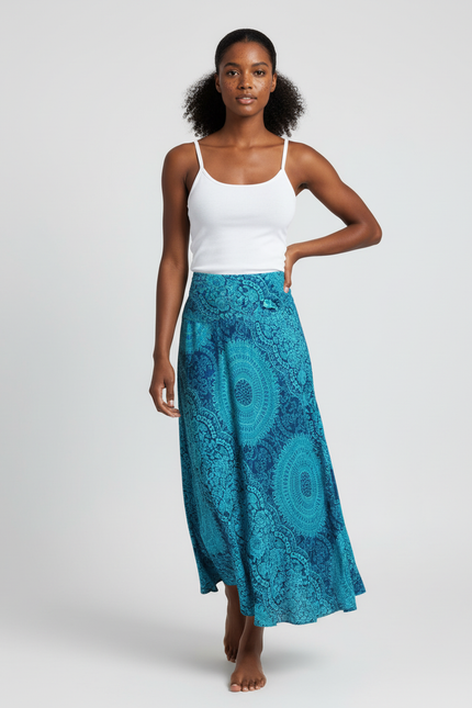 Jupe Longue Turquoise