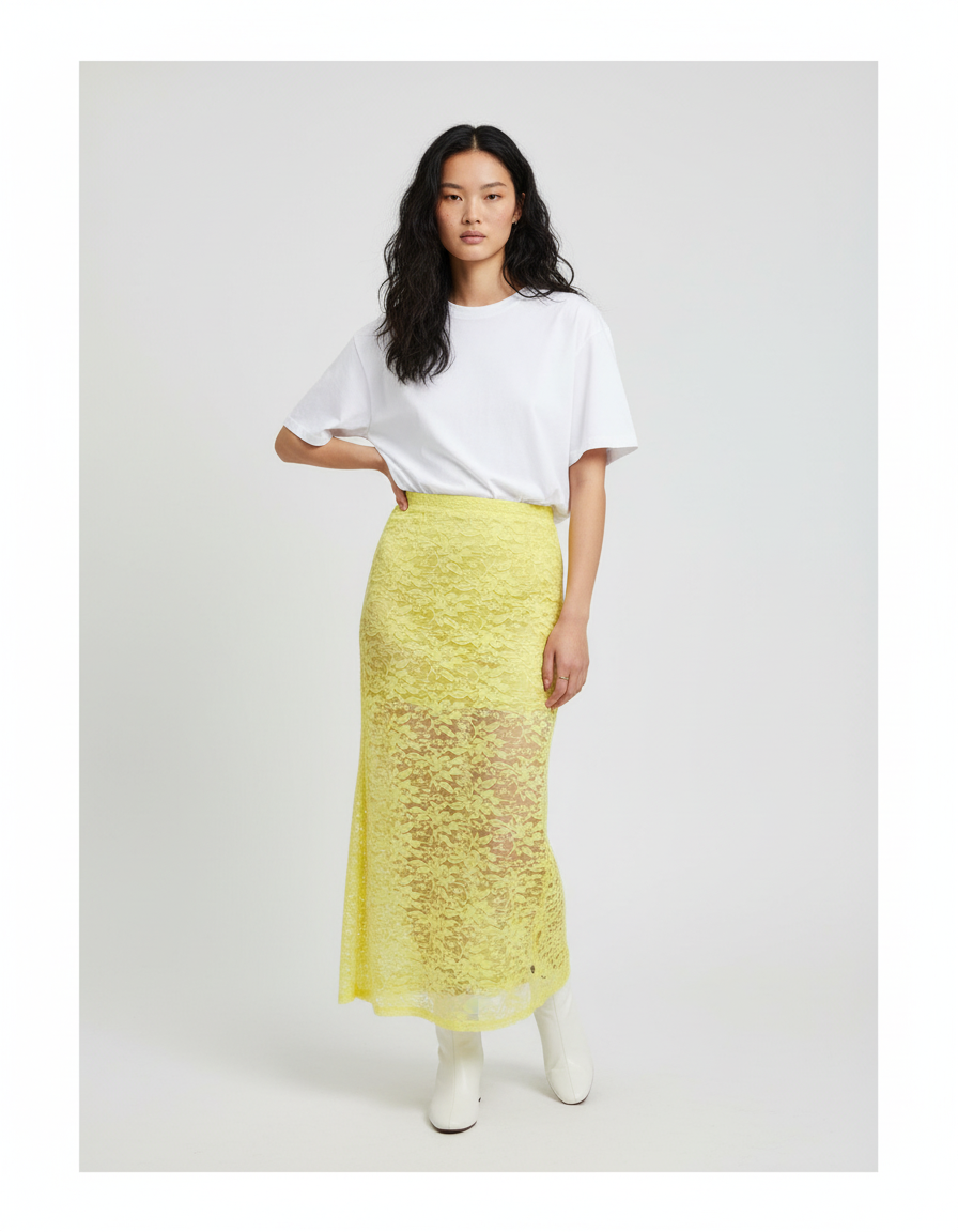 Jupe Longue Texturée