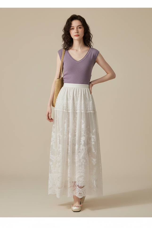 Jupe Longue Boheme Chic Mariage