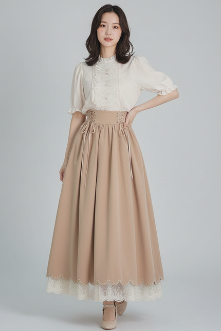 Jupe Longue Paper Bag