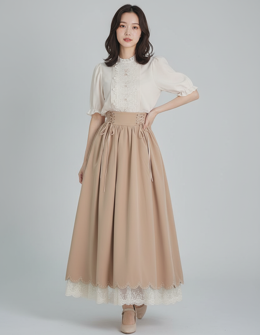 Jupe Longue Paper Bag