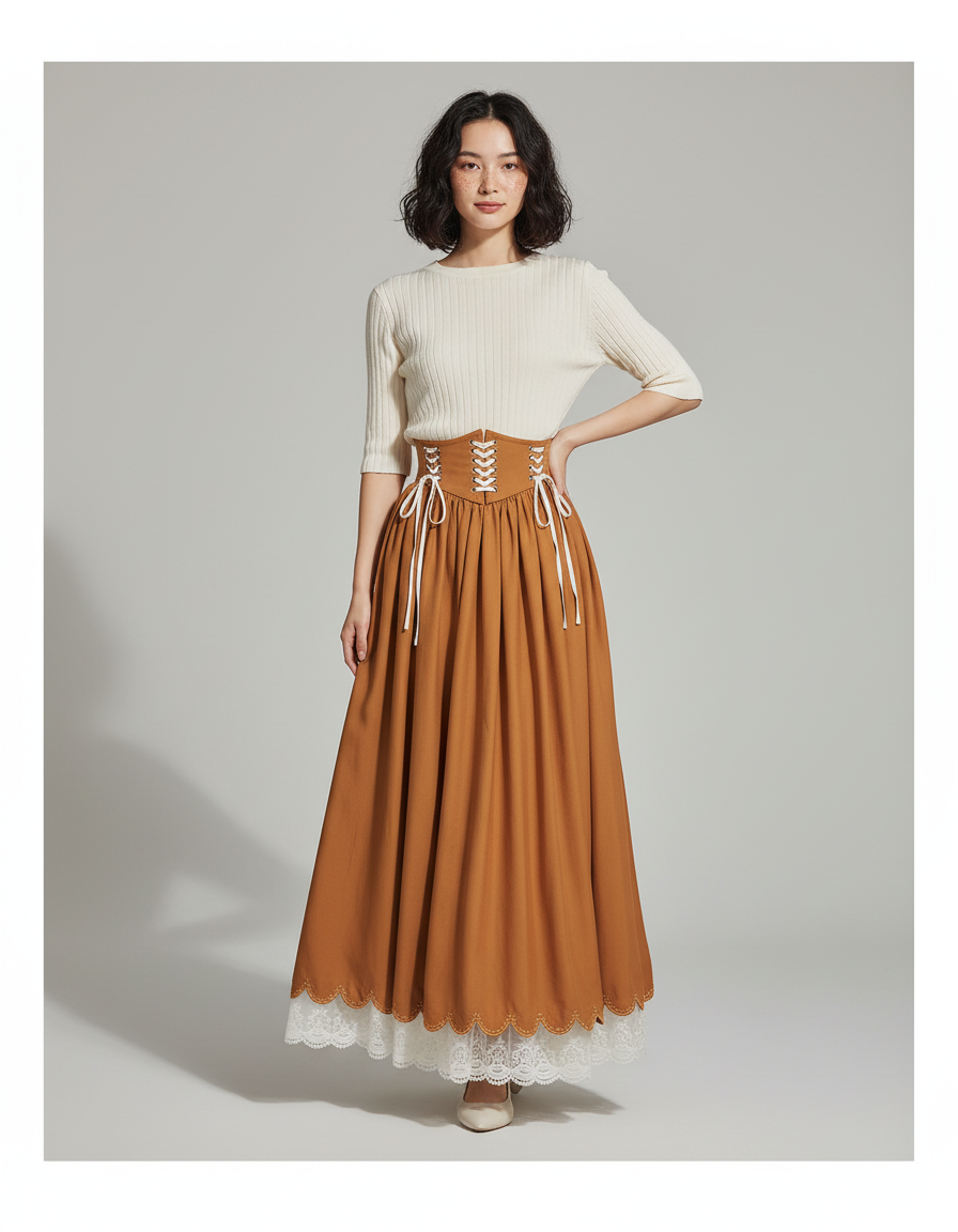 Jupe Longue Style Country