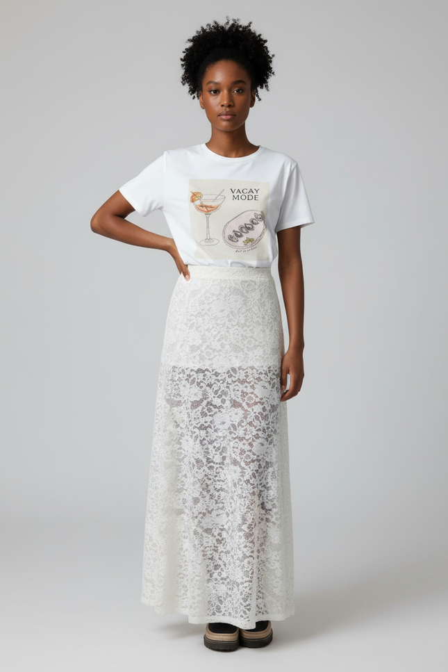 Jupe Longue Blanche Fille