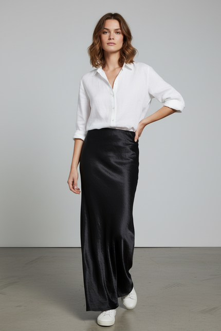 Jupe Tube Longue Noire