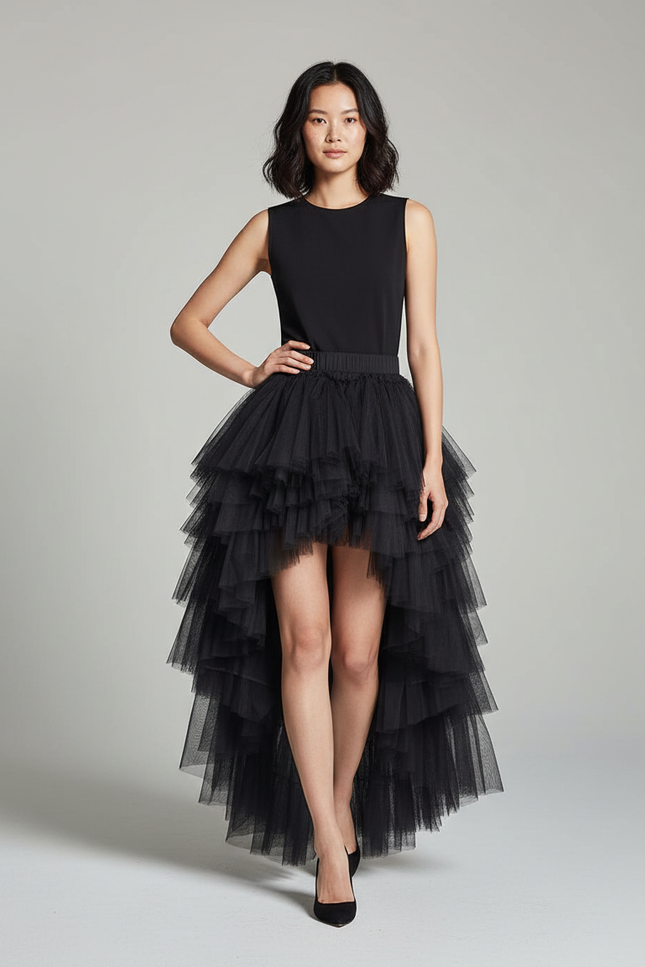 Jupe Tulle Courte Devant Longue Derriere