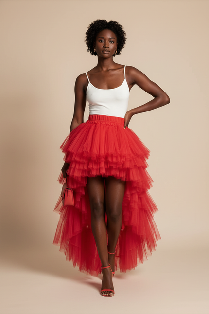 Jupe Courte Devant Longue Derrière