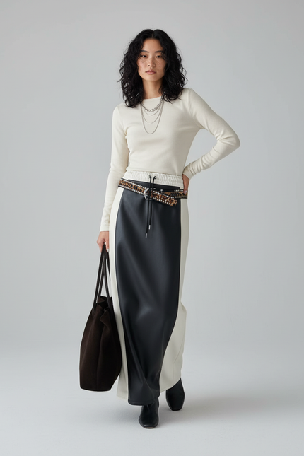 Jupe Longue Bicolore