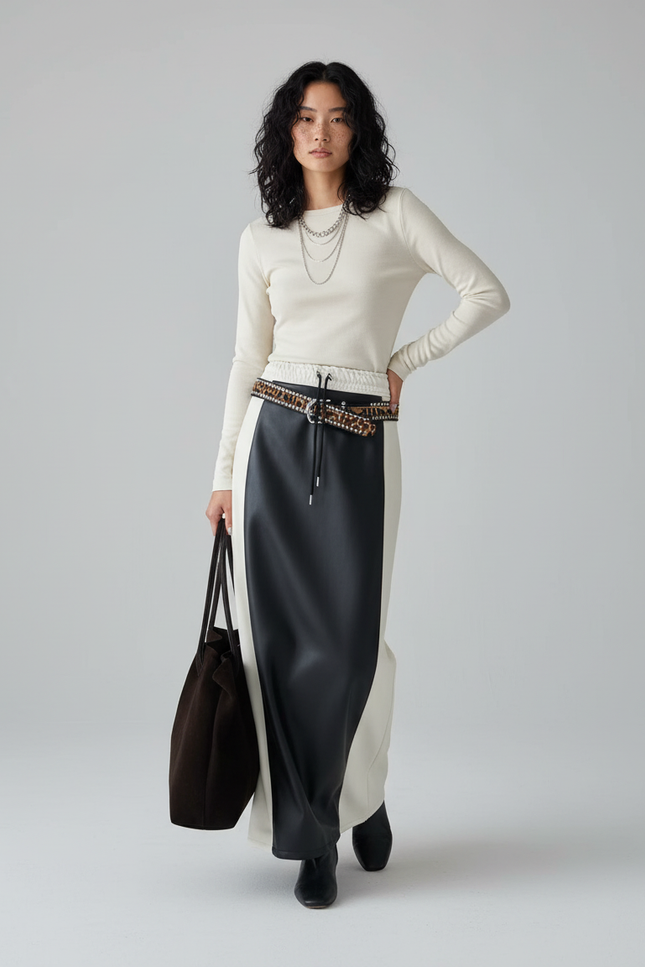 Jupe Longue Bicolore