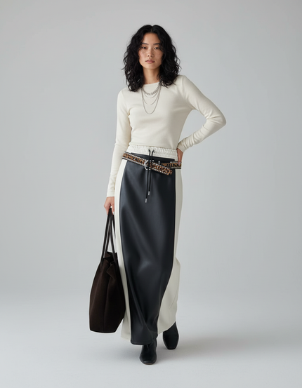 Jupe Longue Bicolore