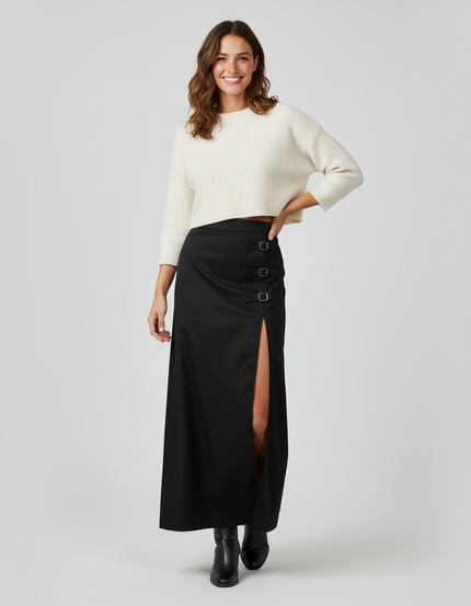 Jupe Longue Avec Boutons