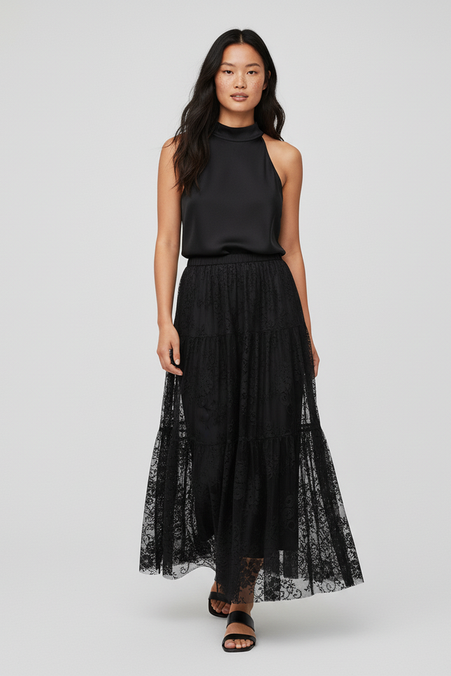 Jupe Longue Noire Gitane