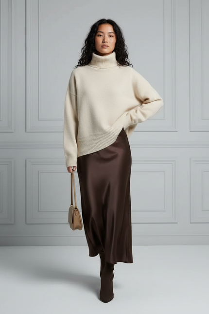 Jupe Longue Chocolat