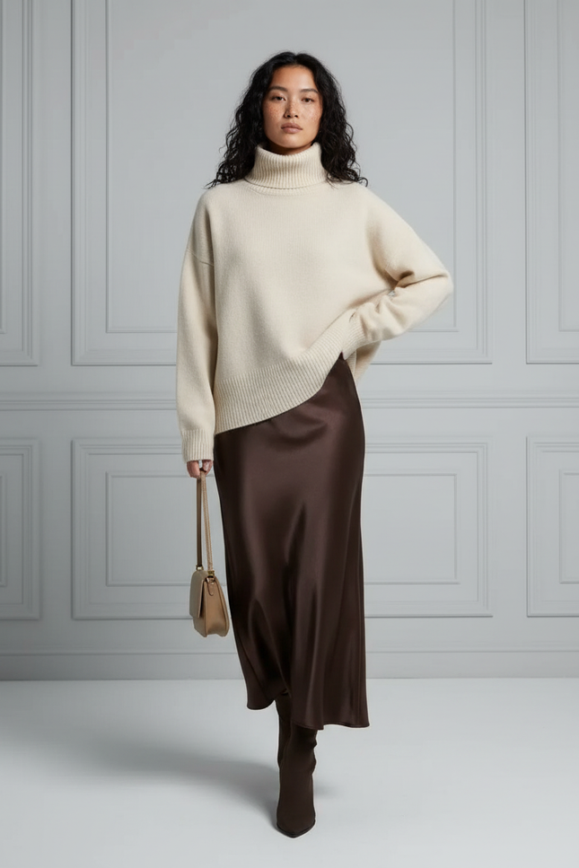 Jupe Longue Chocolat