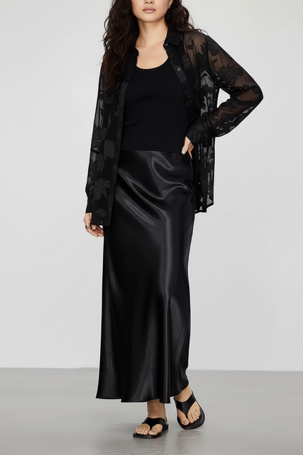 Jupe Droite Longue Classique