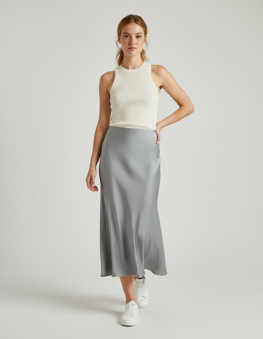 Jupe Longue Ventre Plat