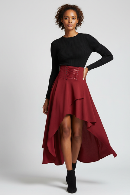 Jupe Courte Devant Longue Derrière Bohème