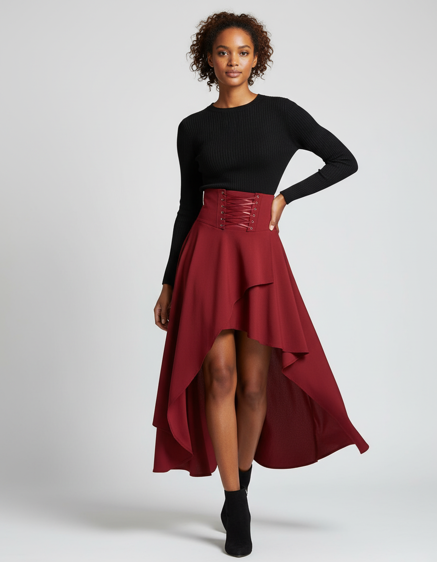 Jupe Courte Devant Longue Derrière Bohème