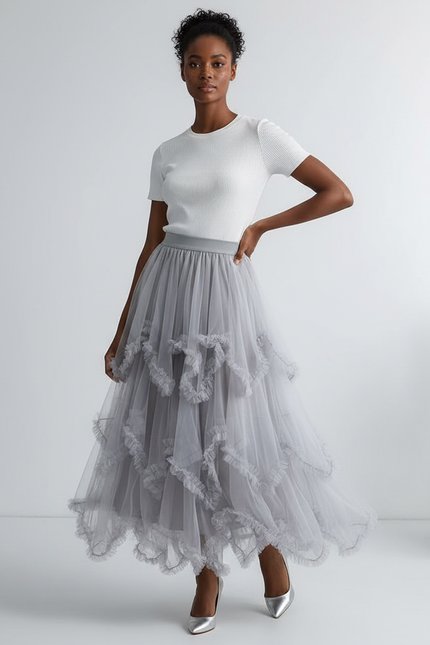 Jupe Longue Haute Couture