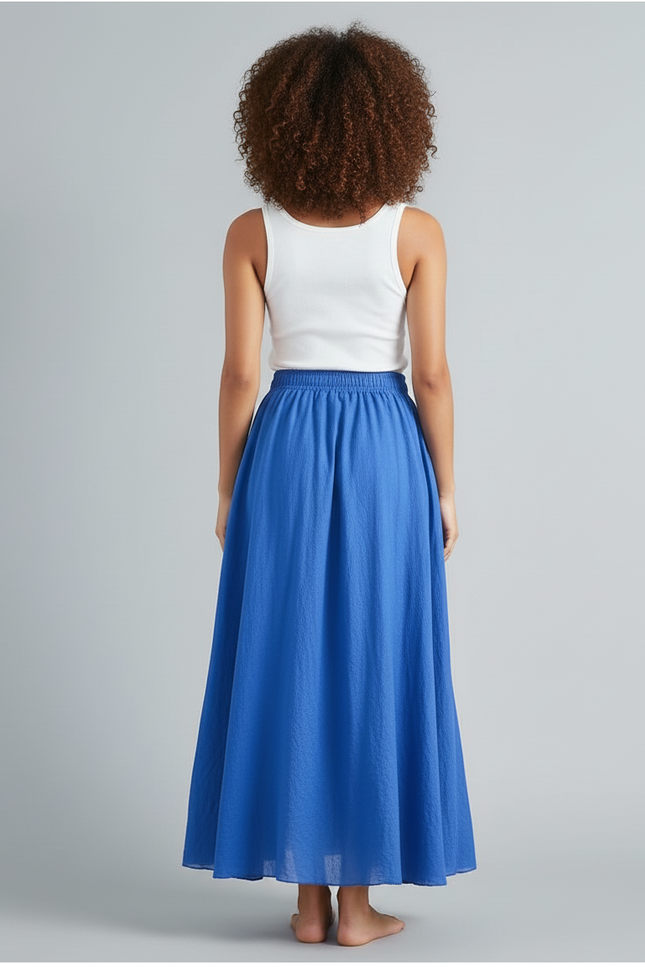 Jupe Longue Bleu Roi