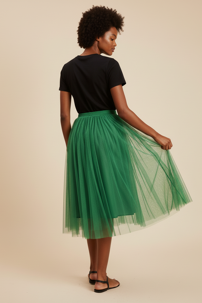 Jupe Longue Verte Mariage