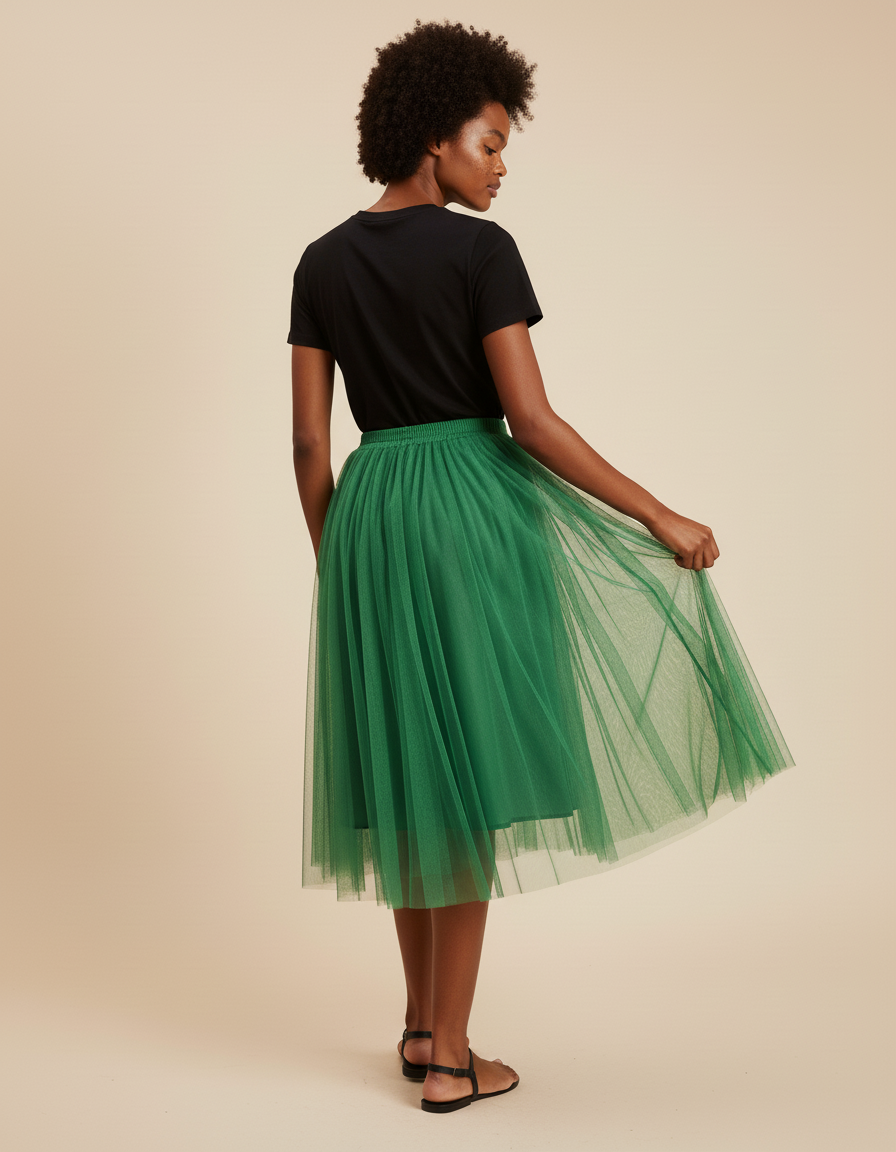 Jupe Longue Verte Mariage