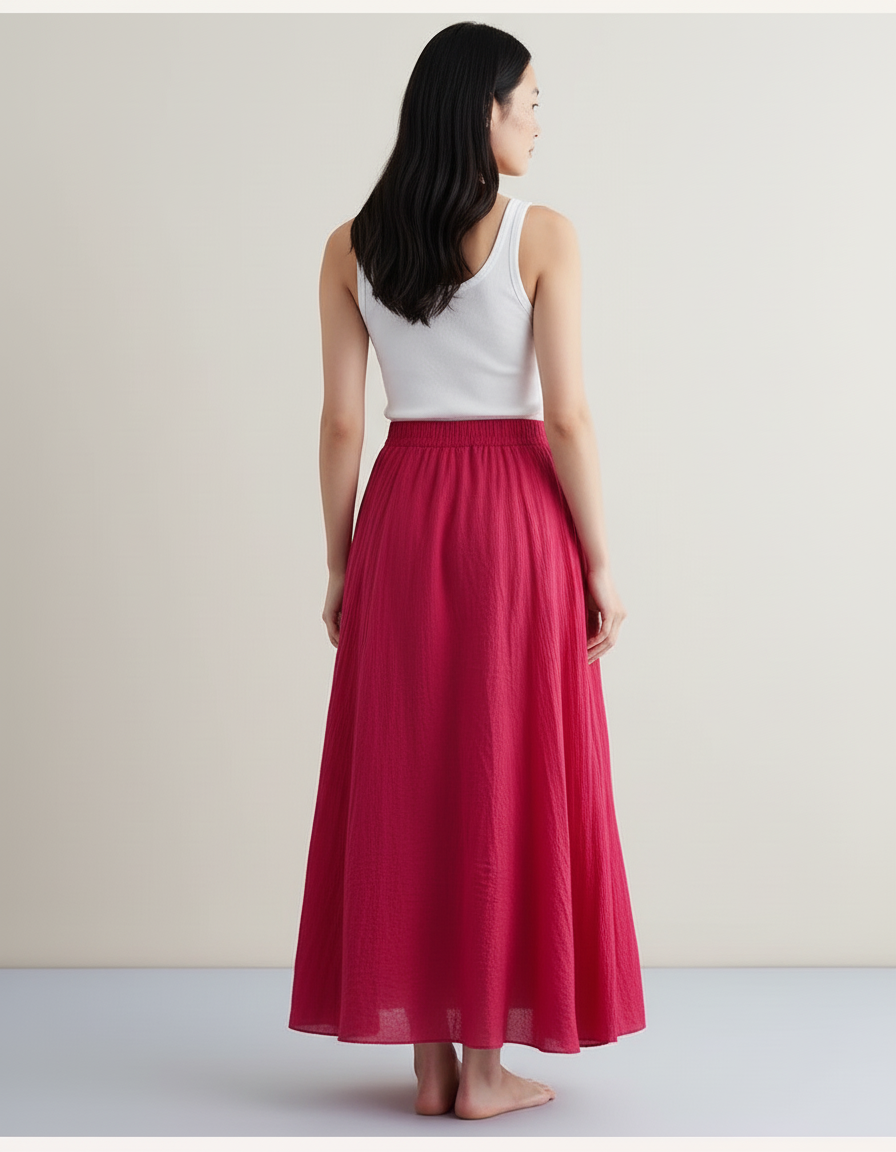 Jupe Longue Elastiquee