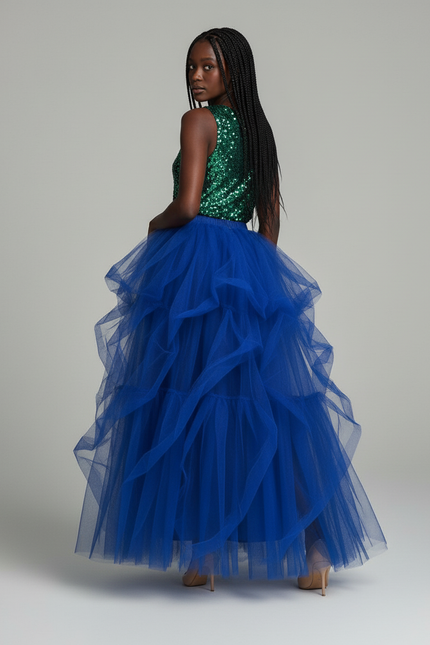 Jupe Longue Fendue Couture