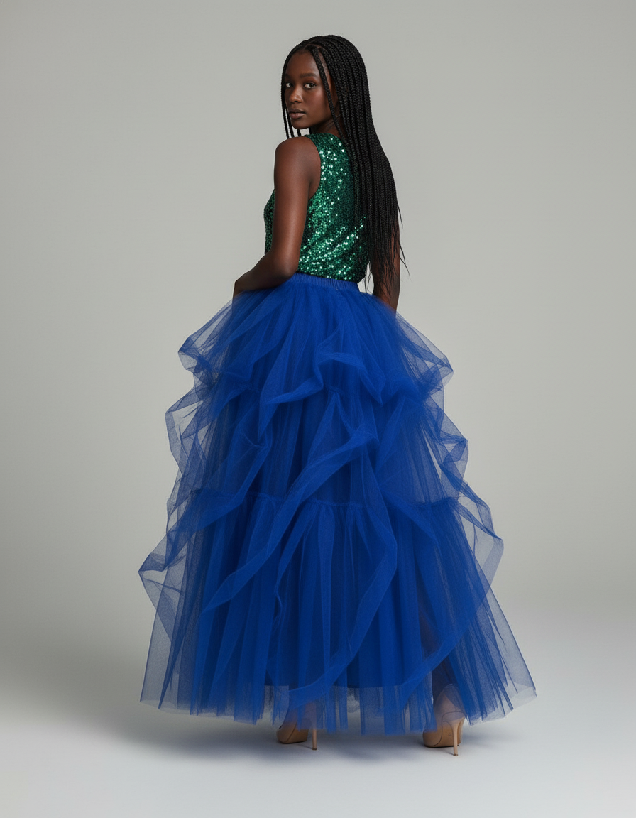 Jupe Longue Fendue Couture