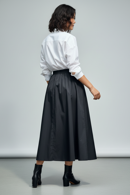 Jupe Noire Longue Grande Taille