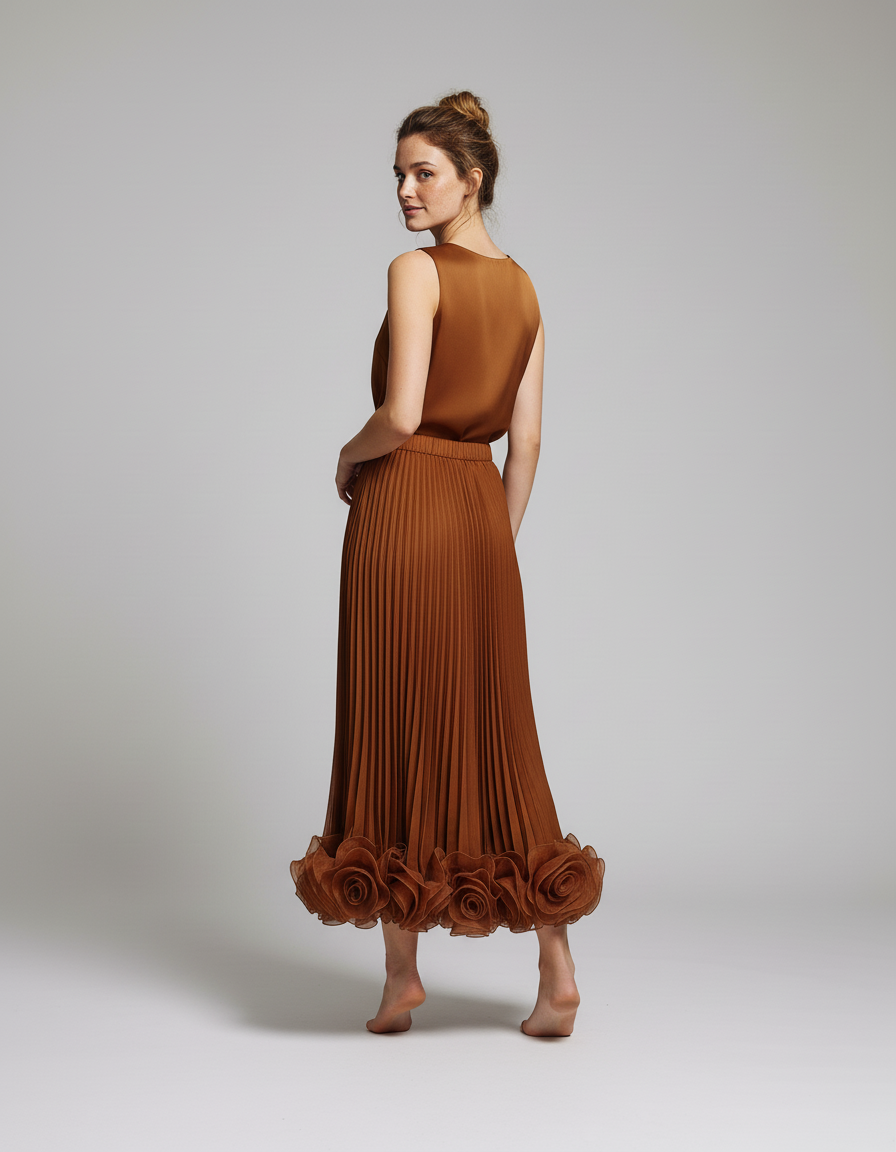 Jupe Longue Soie Sauvage