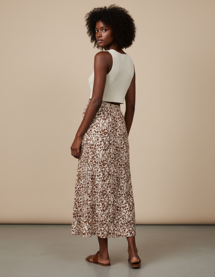 Jupe Longue Fluide Pour Petite