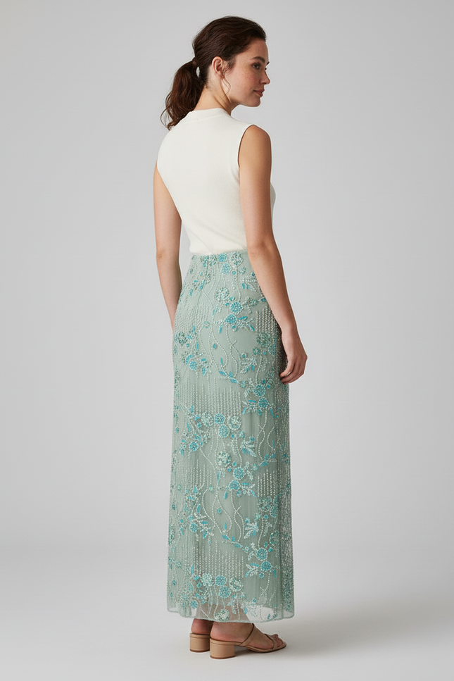 Jupe Longue A Sequin