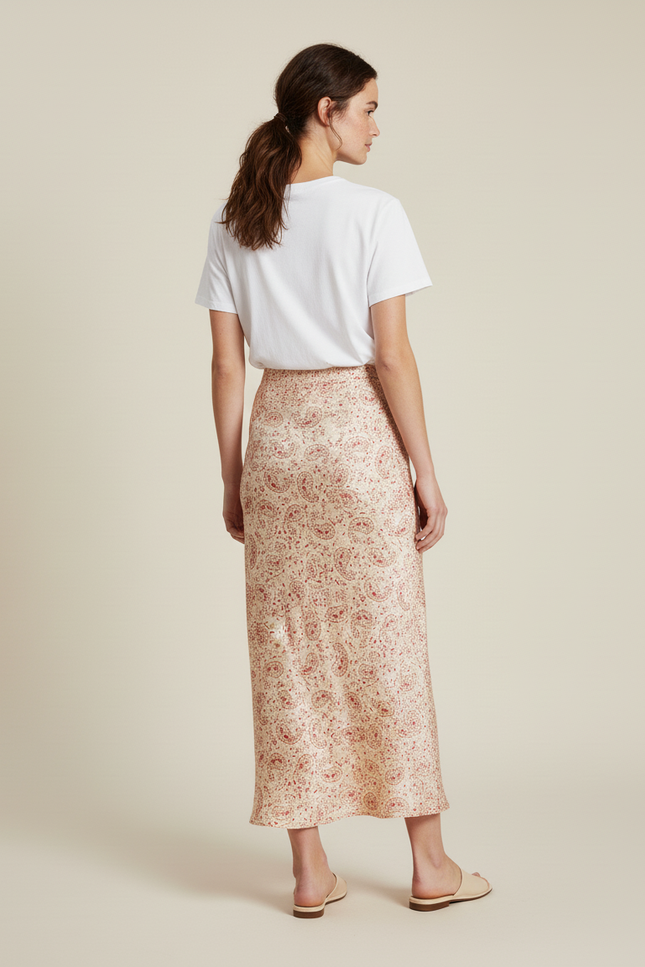 Jupe Longue En Soie Indienne