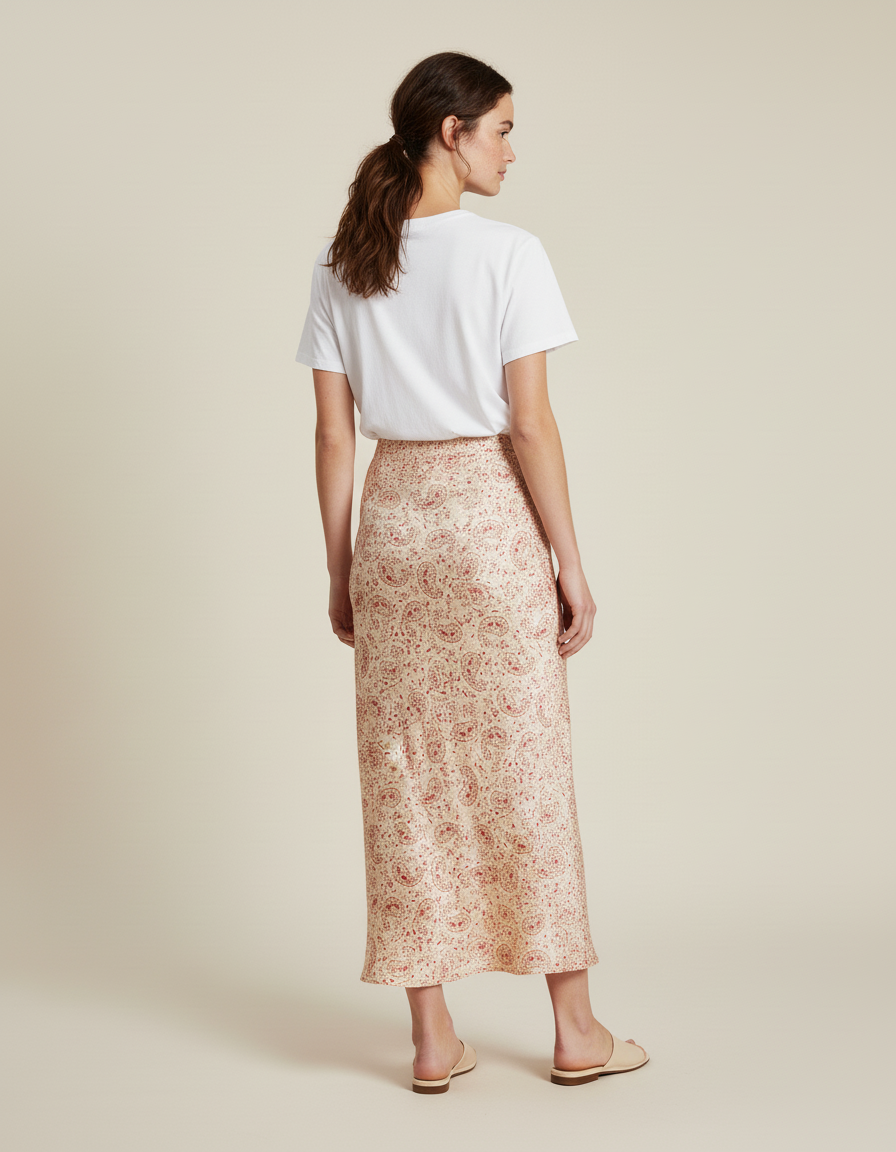 Jupe Longue En Soie Indienne