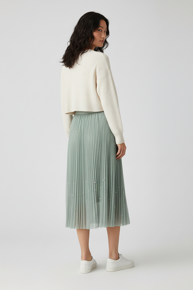 Jupe Longue Plissée Ado