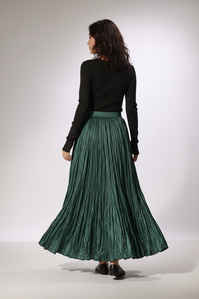 Jupe Plissée Longue Hijab