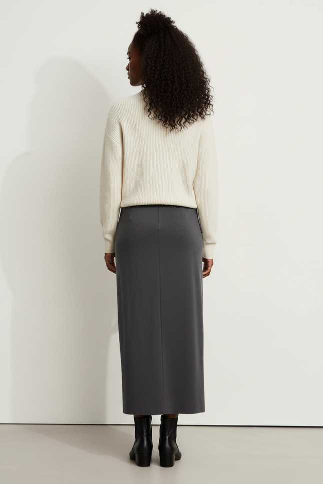 Jupe Longue Droite Portefeuille