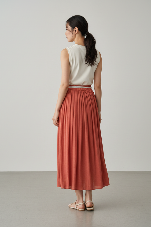 Jupe Longue Corail Mariage
