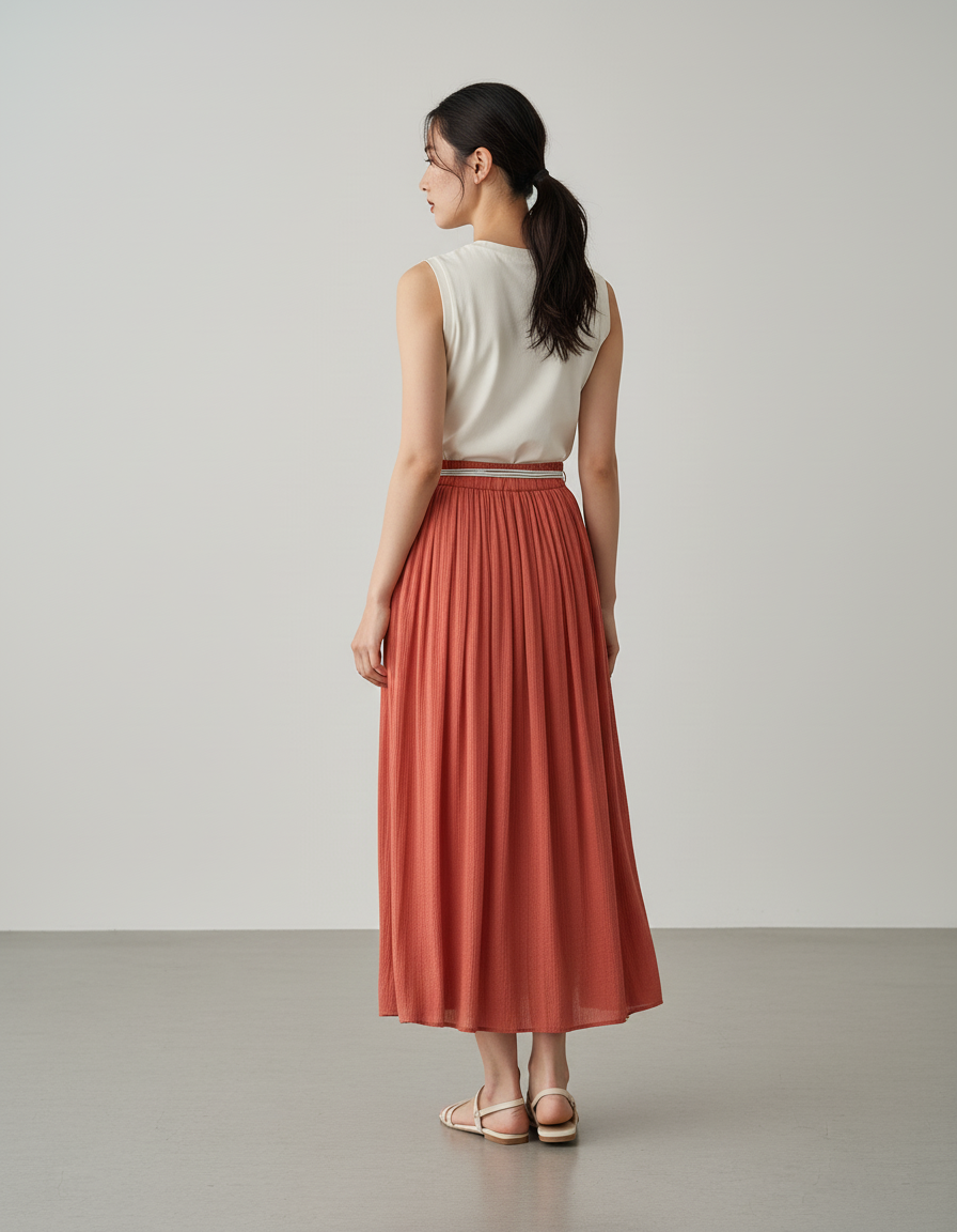 Jupe Longue Corail Mariage